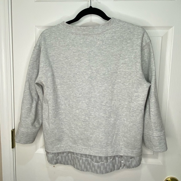 J Crew long sleeve sweatshirt with sequin embellishments, size small - Picture 9 of 16